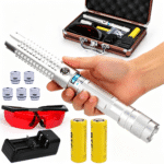 Acheter 5 en 1 Allume Feu Pointeur Laser Puissant Bleu 10000mW