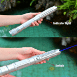 Acheter 5 en 1 Allume Feu Pointeur Laser Puissant Bleu 10000mW – Image 4