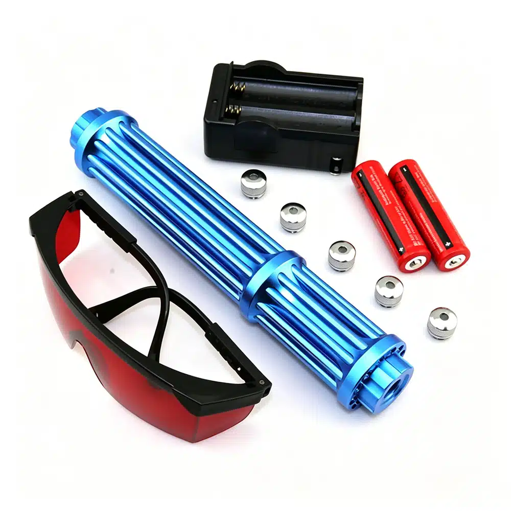 Laser Pointer 50000mw Bleu Puissant Étanche Laser Pointeur Puissant 50000mw Bleu Brûlant Ballons et Cigarettes – Image 1