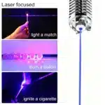 Meilleur Pointeur Laser Ultra Puissant Bleu 60000mW pour Militaire​ – Image 6