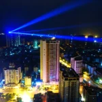 Laser Pointeur Puissant 5000mw Beu Focusable et Étanche