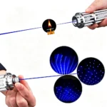 Laser Pointeur Puissant 5000mw Bleu Focusable et Étanche – Image 7