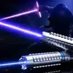 2000mW Pointeur Laser Bleu 450nm Puissant Qui Brûle à Distance