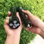 2 en 1 Lampe Torche LED Laser Vert 200mw Puissant Rechargeable