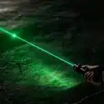 2 en 1 Lampe Torche LED Laser Vert 200mw Puissant Rechargeable