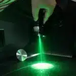 2 en 1 Lampe Torche LED Laser Vert 200mw Puissant Rechargeable
